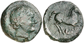 Cese (Tarragona). Semis. (FAB. 2299) (ACIP. 1106). 9,37 g. Muy rara. MBC.