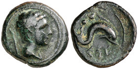 Cese (Tarragona). Sextante. (FAB. 2346) (ACIP. 1134). 2,59 g. MBC/MBC+.