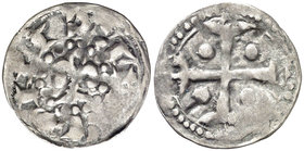 Comtat de Barcelona. Ramon Berenguer IV (1131-1162). Barcelona. Diner. (Cru.V.S. 33) (Cru.C.G. 1846). 0,79 g. MBC.
