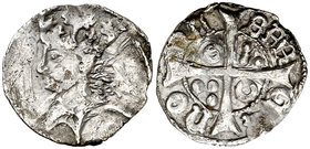 Alfons IV (1416-1458). Barcelona. Terç de croat. (Cru.V.S. 823.1) (Cru.C.G. 2875). 1,03 g. MBC-.
