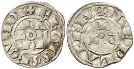 Italia. Piacenza. A nombre de Corrado II (1140-1313). Dinero. (MIR. 108). 0,69 g. MBC.