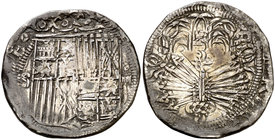 Reyes Católicos. Sevilla. 4 reales. (Cal. 211). 11,17 g. BC+.