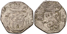 s/d. Felipe II. Segovia. D. 1 cuartillo. (Cal. 853). 2,28 g. BC+.