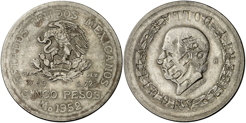 1962. Anguilla. 1 dólar. (Kr.UWC. 1). 27,66 g. AG. Contramarca: ANGUILLALIBERTYD...