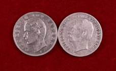 1910 y 1911. Alemania. Baden. 3 marcos. AG. Lote de 2 monedas. MBC-/MBC.
