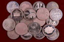 1981 a 1991. Israel. 2 sheqalim (nueve) y 2 nuevos sheqalim (once). Lote de 20 monedas. Imprescindible examinar. S/C-/Proof.