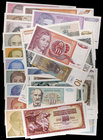 Yugoslavia. Lote de 42 billetes de distintos valores y fechas. S/C-/S/C.