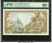 France Banque de France 1000 Francs 5.11.1942 Pick 102 PMG Gem Uncirculated 66 EPQ. 

HID09801242017
