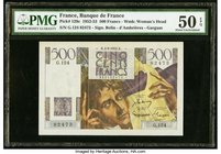 France Banque de France 500 Francs 4.9.1952 Pick 129c PMG About Uncirculated 50 EPQ. 

HID09801242017