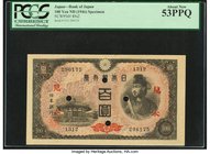 Japan Bank of Japan 100 Yen ND (1946) Pick 89s2 Specimen PCGS About New 53PPQ. Four POCs.

HID09801242017