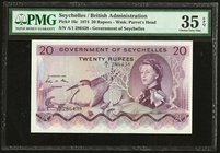 Seychelles Government of Seychelles 20 Rupees 1.1.1974 Pick 16c PMG Choice Very Fine 35 EPQ. 

HID09801242017