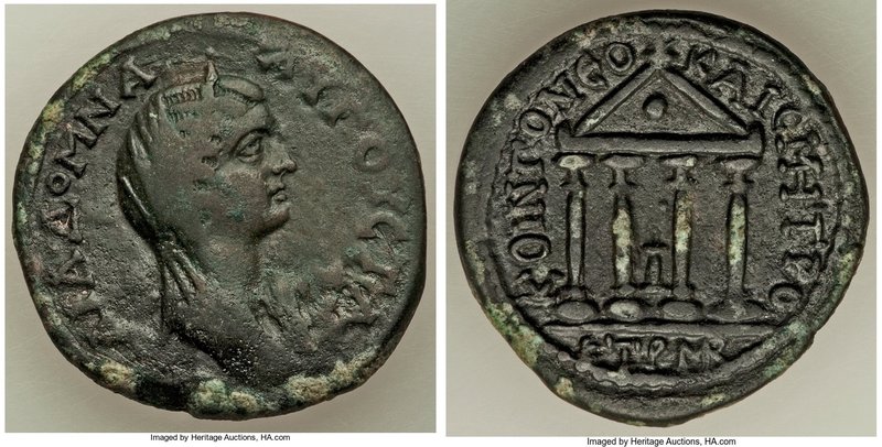 PONTUS. Neocaesarea. Julia Domna (AD 193-217). AE (30mm, 13.45 gm, 2h). About XF...