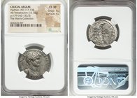 CILICIA. Aegeae. Hadrian (AD 117-138). AR tetradrachm (26mm, 13.14 gm, 6h). NGC Choice XF 4/5 - 4/5. Dated Civic Year 179 (AD 132/3). AYTOKP KAIΣ-TPAI...