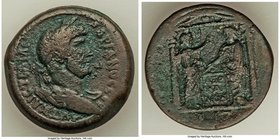 EGYPT. Alexandria. Hadrian (AD 117-138). AE drachm (33mm, 24.75 gm, 11h). VF. Dated Regnal Year 17 (AD 132/3). AVT KAIC TPAIAN-AΔPIANOC CԐB, laureate,...