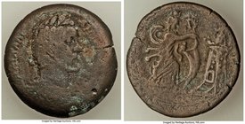 EGYPT. Alexandria. Antoninus Pius (AD 138-161). AE drachm (32mm, 20.15 gm, 12h). About VF. Uncertain date. AYT K T AIΛ A∆P ANTωNINOC CЄB ЄVC, laureate...