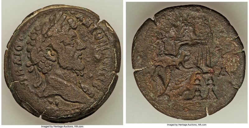 EGYPT. Alexandria. Marcus Aurelius, as Augustus (AD 161-180). AE drachm (34mm, 2...