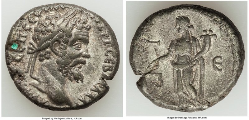EGYPT. Alexandria. Septimius Severus (AD 193-211). BI tetradrachm (24mm, 11.29 g...