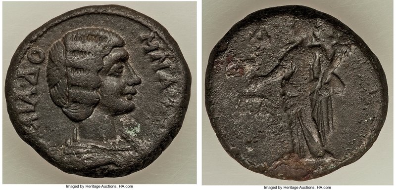 EGYPT. Alexandria. Julia Domna (AD 193-217). BI tetradrachm (23mm, 11.83 gm, 10h...