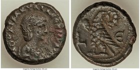 EGYPT. Alexandria. Aquilia Severa (Augusta, AD 220-222). BI tetradrachm (23mm, 13.04 gm, 11h). VF. Dated Regnal Year 5 of Elagabalus (AD 221/2). IOYΛI...