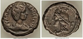 EGYPT. Alexandria. Julia Maesa (AD 218-225). BI tetradrachm (23mm, 12.58 gm, 12h). VF. Dated Regnal Year 2 of Elagabalus (AD 219/20). IOYΛ MAI-CA MHT ...