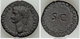 Divus Germanicus (died AD 19). AE as (27mm, 12.18 gm, 2h). XF, roughness. Rome, AD 37-38. GERMANICVS CAESAR TI AVGVST F DIVI AVG N, bare head of Germa...
