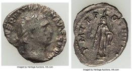 Trajan (AD 98-117). AR quinarius (15mm, 1.24 gm, 8h). VF. Rome, AD 101-102. IMP CAES NERVA TRAIAN AVG GERM, laureate head of Trajan right / P M TR P C...