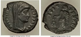 Divus Constantine I the Great (AD 307-337). AE quarter-nummus (15mm, 2.32 gm, 6h). VF. Nicomedia, officina 6 and 3, AD 342. D V CONSTANTINVS P T AVGG,...