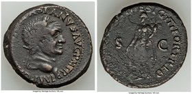 ANCIENT LOTS. Roman Imperial. Vespasian (AD 69-79). Lot of two (2) AE asses. Fine-VF. Uncertain Spanish mint (Taracco?). AD 72-73. IMP CAESAR VESPASIA...