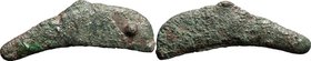 Continental Greece. Skythia, Olbia. AE Cast dolphin, late 5th-4th century BC. BMC Black Sea 367. AE. g. 1.36 mm. 26.00 VF.
