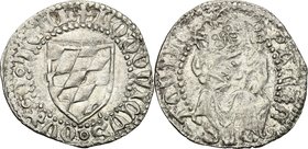 Aquileia. Ludovico di Teck (1412-1420). Denaro. CNI tav. III, 28. Bern. 69. AG. g. 0.71 mm. 17.00 BB.