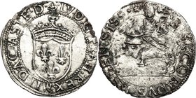 Asti. Ludovico XII Re di Francia (1498-1515). Cavallotto con S. Secondo a cavallo. CNI -. MIR 80/3. MI argentata. g. 2.35 mm. 28.00 RRR. Falso d'epoca...
