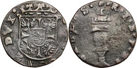 Bozzolo. Scipione Gonzaga (1613-1670). Soldo. CNI 161/167 (valore incerto). MIR 85. MI. g. 1.44 mm. 18.00 NC. BB.