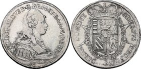 Firenze. Pietro Leopoldo di Lorena (1765-1790). Francescone 1771 (J77J). CNI 32/33. MIR 379/8. Gal. XIII, 3/4. AG. g. 27.34 mm. 41.50 R. BB/BB+.