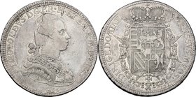 Firenze. Pietro Leopoldo di Lorena (1765-1790). Francescone 1777. CNI 65. MIR 380/1. Gal. VII, 1/4. AG. g. 27.40 mm. 41.00 RR. BB.