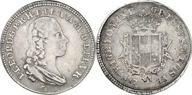 Firenze. Pietro Leopoldo di Lorena (1765-1790). Paolo 1783. CNI 123. MIR 389. Gal. XVIII, 1/4. AG. g. 2.60 mm. 24.30 R. BB.