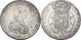 Firenze. Pietro Leopoldo di Lorena (1765-1790). Francescone 1789. CNI 177. MIR 385/5. Gal. VIII, 7/10. AG. g. 26.97 mm. 41.50 RR. qBB/BB.