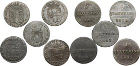 Firenze. Leopoldo II di Lorena (1824-1859). Lotto di 4 monete da 1 quattrino 1827, 1832, 1835 e 1843. AE. MB:BB.
