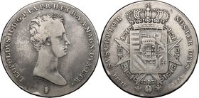 Firenze. Leopoldo II di Lorena (1824-1859). Francescone 1834. CNI 47. MIR 448/2. Gal. VI, 2. AG. g. 26.80 mm. 41.00 R. qBB.