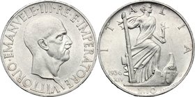 Regno di Italia. Vittorio Emanuele III (1900-1943). 10 lire 1936. Pag. 700. Mont. 101. AG. mm. 27.00 Bel BB.