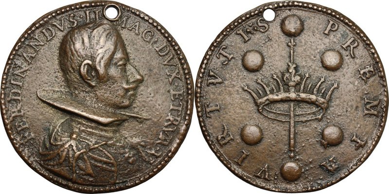 Firenze. Ferdinando II de' Medici (1621-1670). Medaglia coniata. D/ FERDINANDVS ...