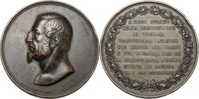 Milano. Corsini Neri iunior (1805-1859), marchese di Lajatico. Medaglia per la morte a Londra nel 1859. D/ Testa a sinistra. R/ A NERI CORSINI / DELLA...