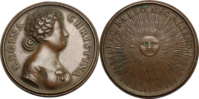 Roma. Cristina di Svezia (1632-1654). Medaglia. D/ REGINA CHRISTINA. Busto a des...