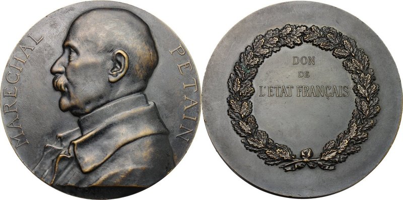 France. Henri-Philippe-Omer Pétain (1856-1951), generale e politico. Medaglia 19...