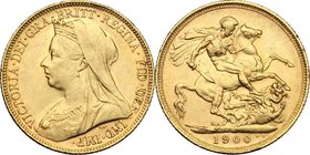 Australia. Victoria (1837-1901). Sovereign 1900, Melbourne mint. Fr. 24. AV. mm. 22.00 VF.