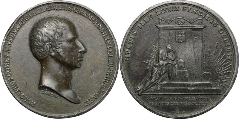 Austria. Rudolph von Wrbna (1761-1823), Austrian official. Medal. Lead. mm. 46.0...