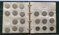 France. Lot of 49 coins: 5 francs 18th century (14), 20 francs AR 1929, 1933, 1938 (3), silver coins (16), other metals (16).