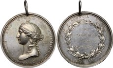 Great Britain. Royal Society for the Encouragement of Arts, Manufactures and Commerce. Prize medal awarded to Miss F. Bunell, 1829. AR. mm. 40.00 Inc....