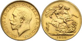 South Africa. George V (1910-1936). Sovereign 1928, Pretoria mint. Fr. 5. AV. mm. 22.00 VF.