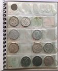 Miscellanea. Lotto di 27 monete di Vittorio Emanuele II in metalli vari (AG-CU). In aggiunta circa 20 monete di differenti nazioni (prevalentemente in...