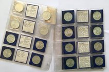 Monete e medaglie del mondo. Germania. Lotto di 24 monete da 10 marchi Olimpiadi Monaco 1972. AG.